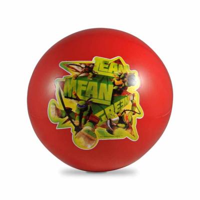 Bola plástica em vinil, tamanho aproximado: 20 cm