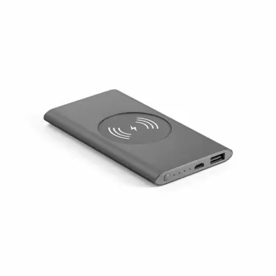 Bateria portátil e carregador wireless - CASSINI - preto