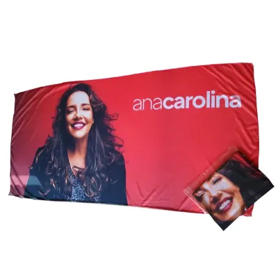 Canga vermelha estampada
